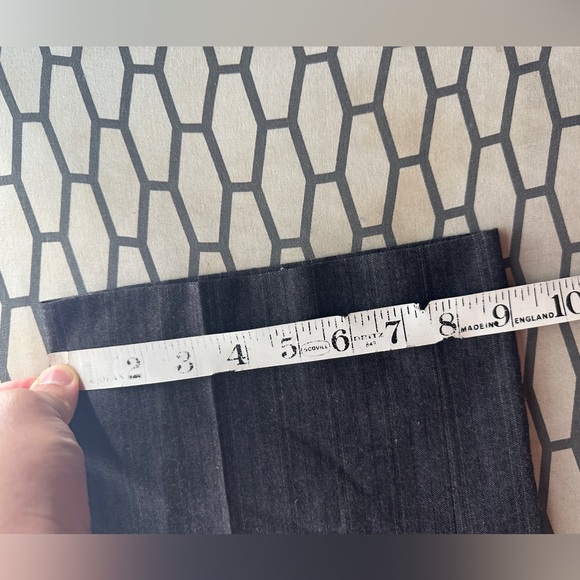 Canali wool cashmere silk gray purple striped dress pants - Picture 5 of 7